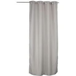 Rideau à oeillets jacquard dessin feuille 140x240 cm