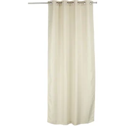 Rideau à oeillets jacquard dessin feuille 140x240 cm