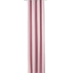 Rideau à oeillets rose panama