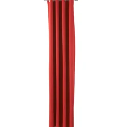 Rideau à oeillets rouge panama