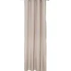 Rideau à oeillets taupe uni Punchy