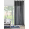 Rideau à oeillets uni gris anthracite 140x260 cm