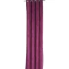 Rideau à oeillets velours prune 140x260 cm