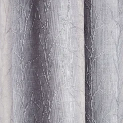 Rideau à oeillets velours gris 140x260cm