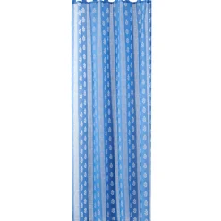 Rideau à pattes bleu