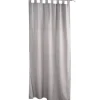 Rideau à pattes uni gris Intus