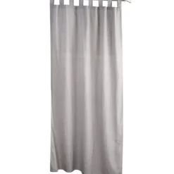 Rideau à pattes uni gris Intus