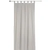Rideau à pattes uni taupe