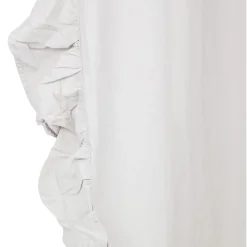 Rideau à volant 140x240cm coton gris