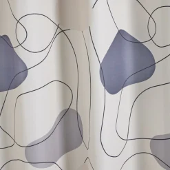 Rideau de douche design graphique polyester 140x240cm