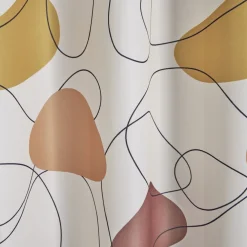 Rideau de douche design graphique polyester 140x240cm