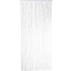 Rideau de fils blanc