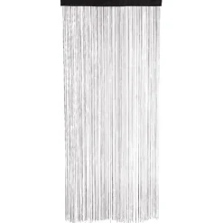 Rideau de fils uni marron