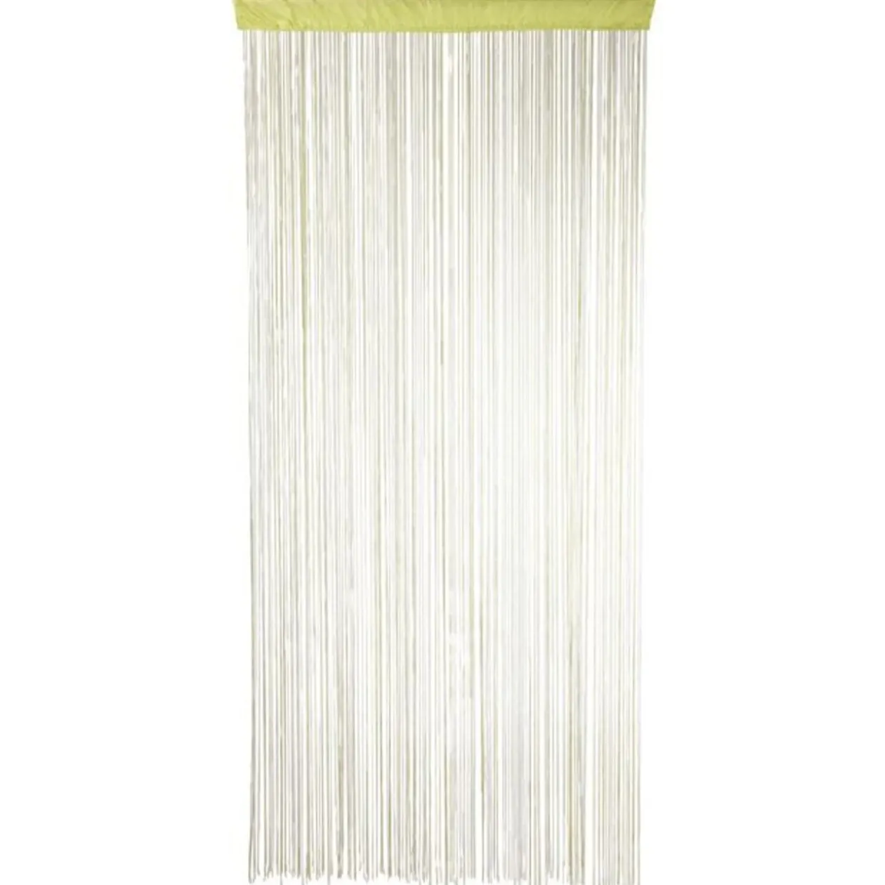 Rideau de fils uni vert