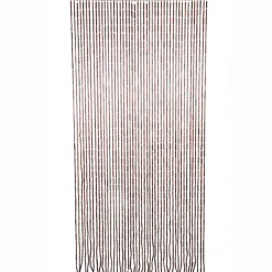 Rideau de porte marron