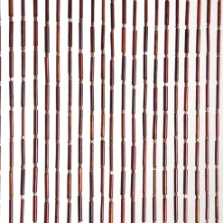 Rideau de porte marron