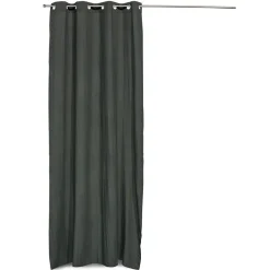 Rideau effet lavé 240x140cm polyester kaki