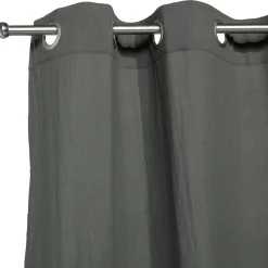 Rideau effet lavé 240x140cm polyester kaki