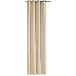 Rideau en lin coloris naturel 132x260 cm