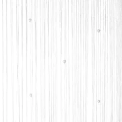 Rideau fils boules blanches