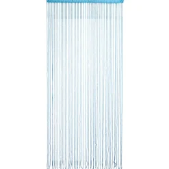 Rideau fils boules bleues