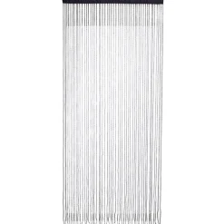 Rideau fils boules noirs