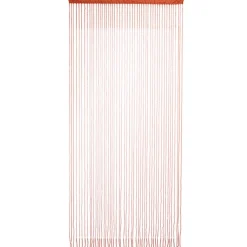 Rideau fils boules oranges