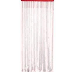 Rideau fils boules rouges