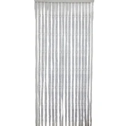 Rideau fils jacquard blanc