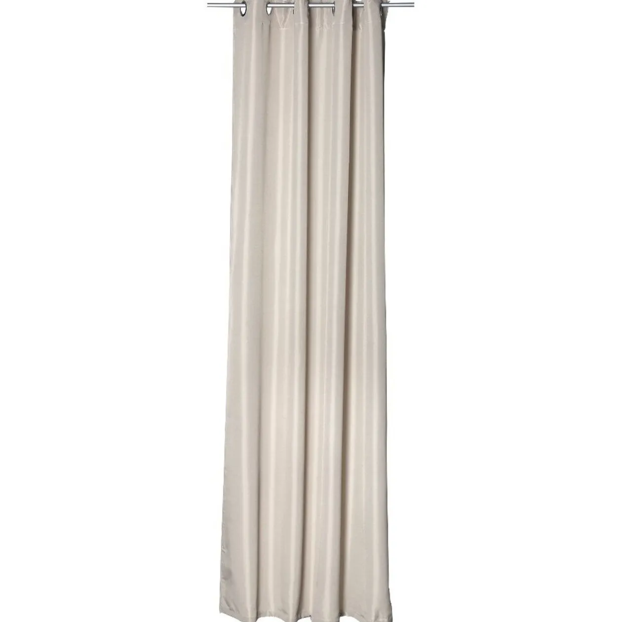 Rideau isolant à oeillets doublure polaire amovible