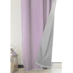 Rideau isolant uni vieux rose