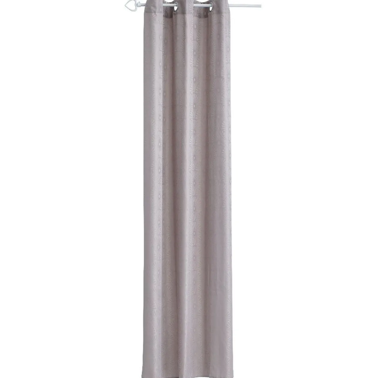 Rideau jacquard à oeillets