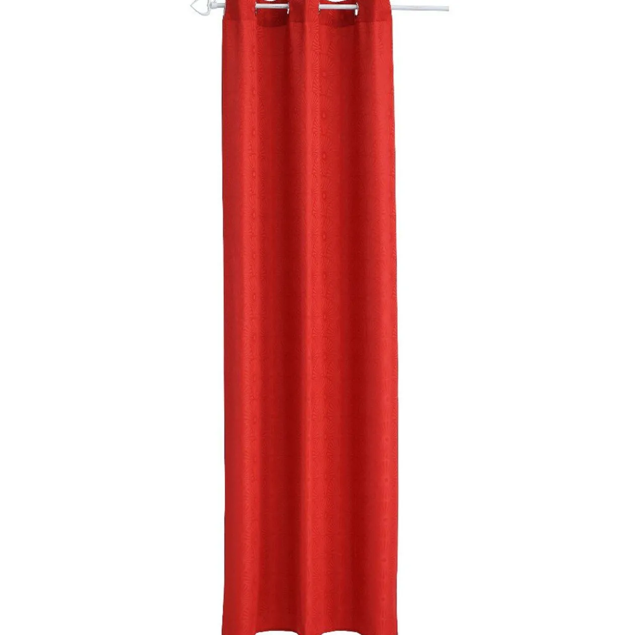 Rideau jacquard à oeillets