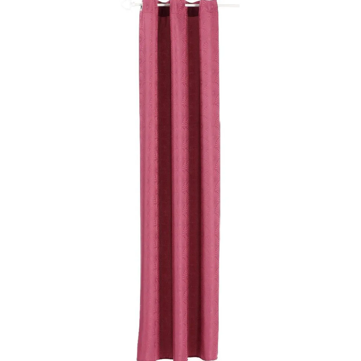 Rideau jacquard à oeillets