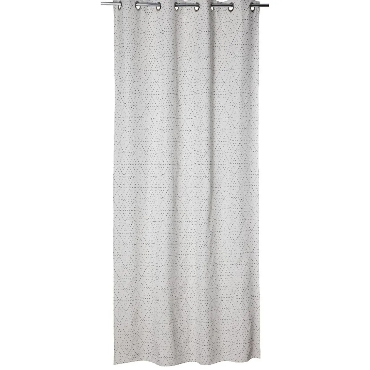 Rideau jacquard à oeillets