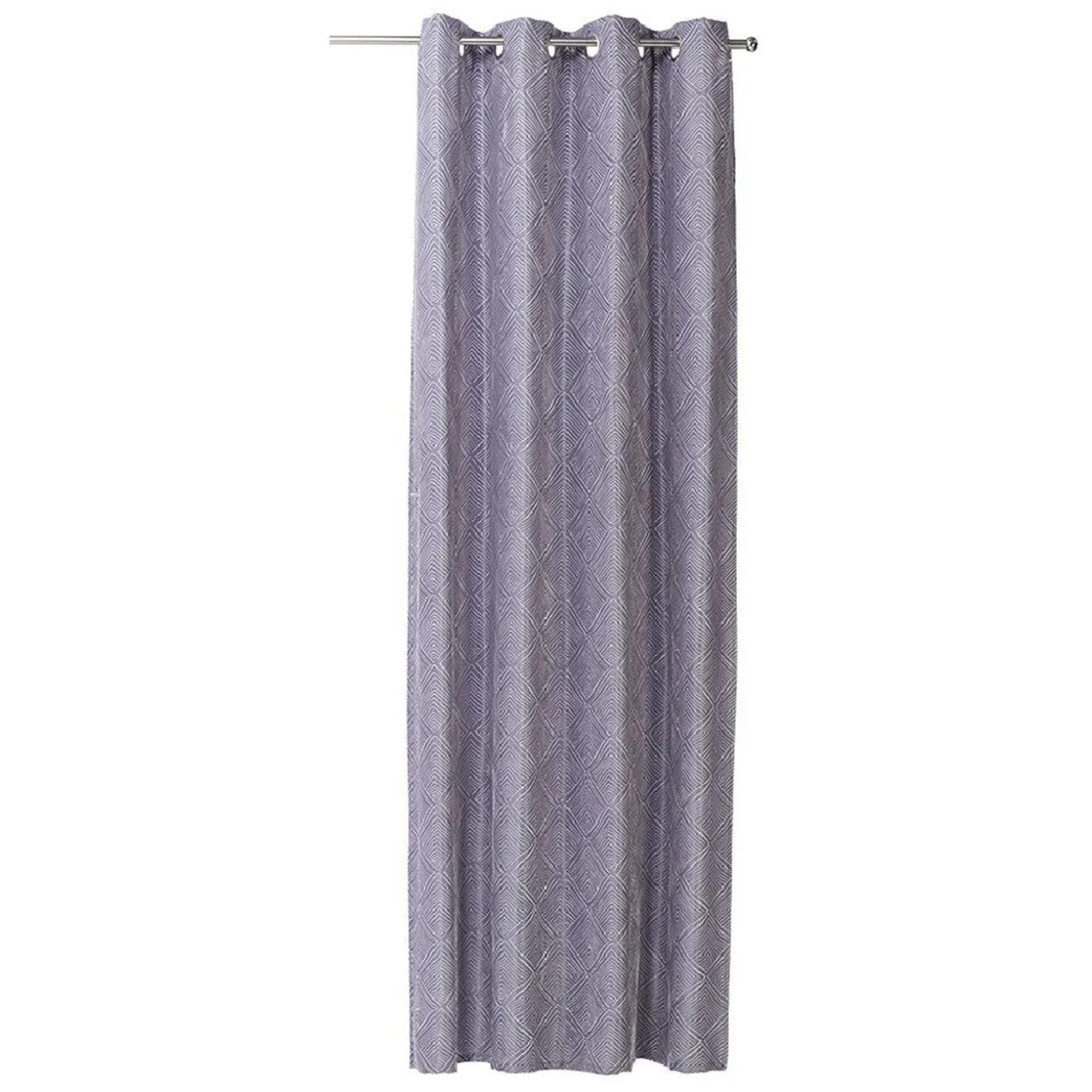 Rideau jacquard à oeillets design plissé 140x240 cm