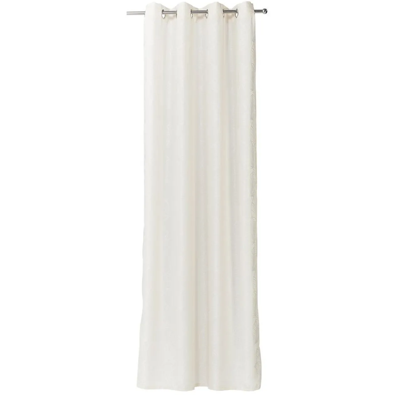 Rideau jacquard à oeillets design plissé 140x240 cm