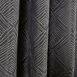 Rideau jacquard à oeillets design plissé 140x240 cm