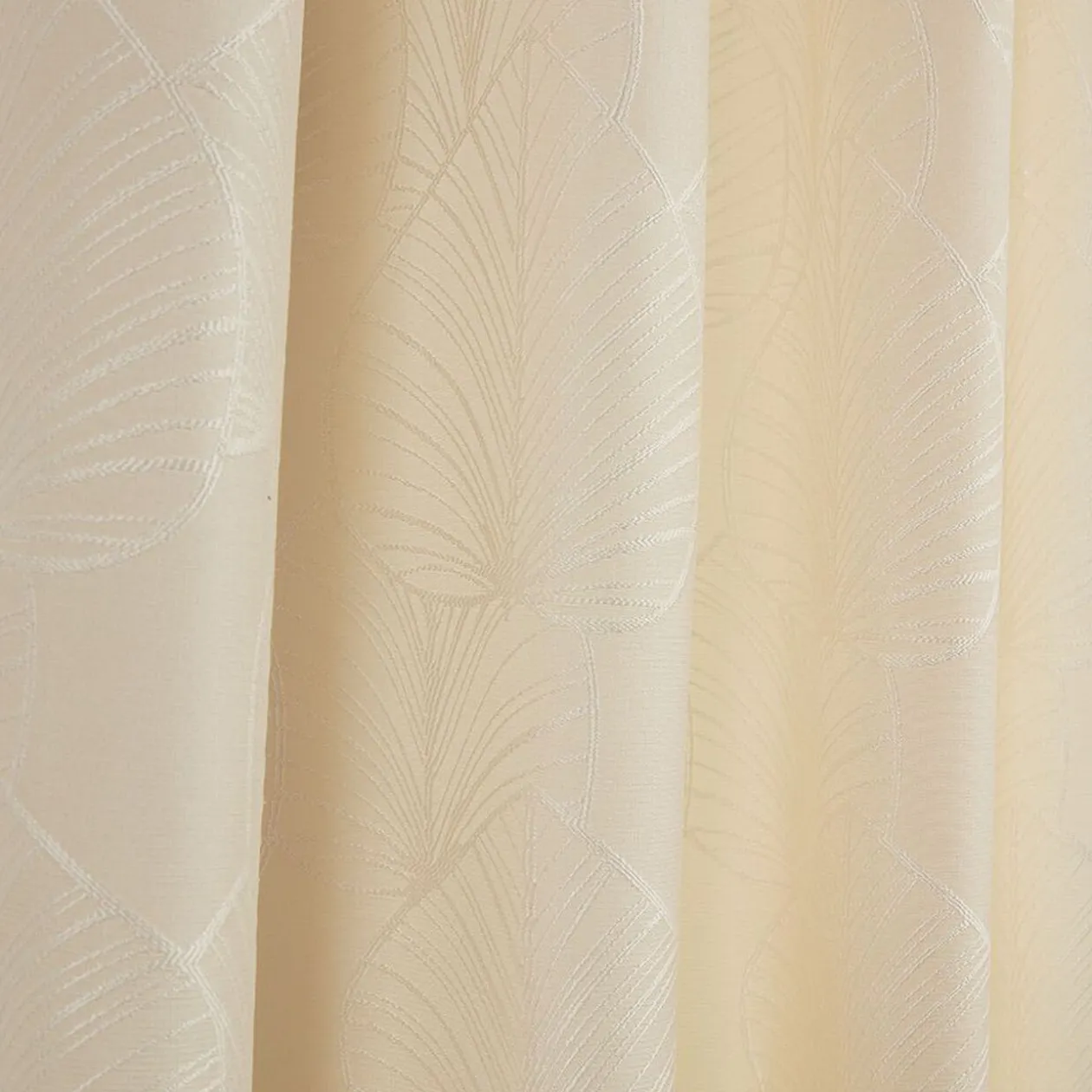 Rideau jacquard à oeillets design plissé 140x240 cm