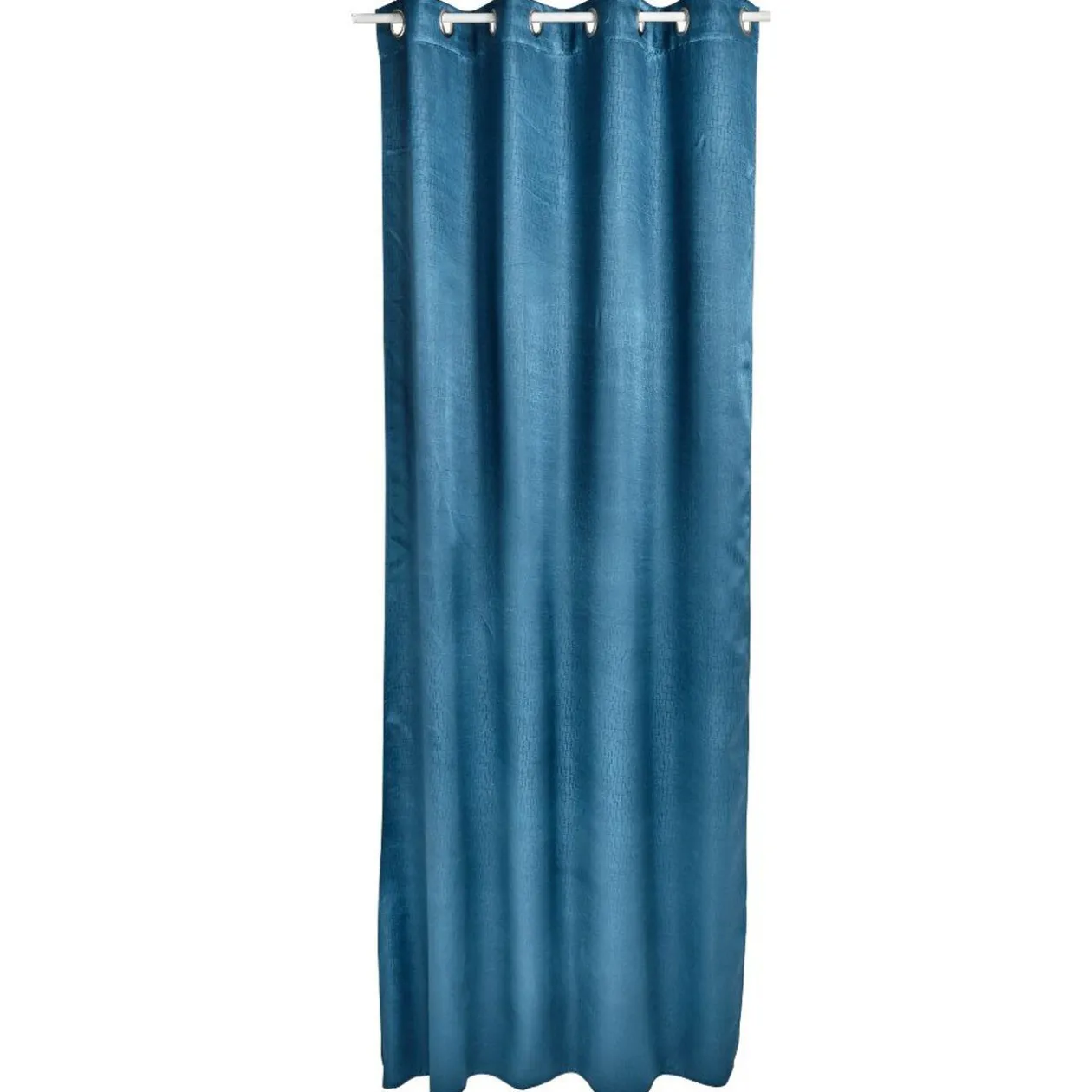 Rideau jacquard occultant à oeillets