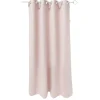 Rideau occultant à oeillets spécial fenêtres uni rose pâle