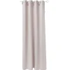Rideau occultant à oeillets pour porte-fenêtres rose pâle