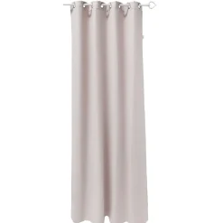 Rideau occultant à oeillets pour porte-fenêtres rose pâle