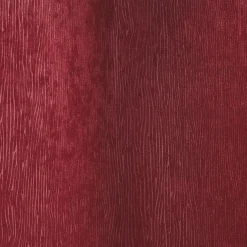 Rideau occultant à oeillets inox uni rouge 140x260 cm