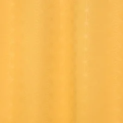 Rideau occultant 8 oeillets jaune curry