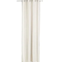 Rideau occultant à oeillets 140x260cm polyester beige
