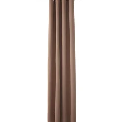 Rideau occultant beige foncé