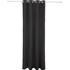 Rideau occultant effet chiné noir 140x240cm