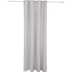 Rideau occultant effet chiné gris foncé 140x240cm