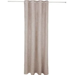Rideau occultant effet chiné beige 140x240cm
